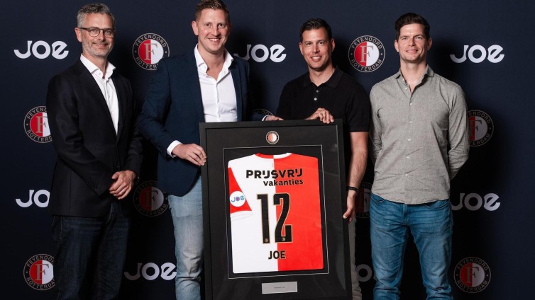 Joe wordt official music partner en mouwsponsor van Feyenoord